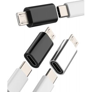 LORANKA-Adaptateur USB-C 3 Pack microUSB M&acirc;le Type-C Femelle Compatible pour Galaxy S6 S7 Edge+ S7 Active - Neuf