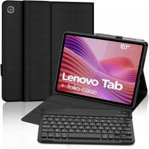 Clavier pour Lenovo Tab 2025 10.1''(TB-311FU/TB-311XU) - AZERTY Français Bluetooth Clavier pour Lenovo Tab 10.1 Pouce, Noir - Neuf