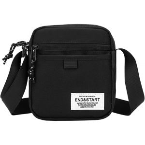 RFCBC-Petit Sac Bandoulière pour Homme Femme Sacoche Bandoulière Sac Petit Homme Pochette Bandoulière Décontracté Sacoche pour Voyage Telephone - Neuf
