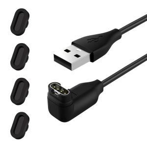 C&acirc;ble De Chargement Pour Montre Garmin, C&acirc;ble De Chargement Usb Pour Garmin Fenix, C&acirc;ble De Chargement Avec Bouchon De Poussi&egrave;re Pour Garmin Vivoactive 3/4/4s, Vivomove 3/3s, Fenix 5/5x Plus Etc - Neuf