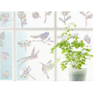 Attrape-soleil - Autocollant arc-en-ciel pour portes et fen&ecirc;tres en verre - Neuf