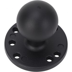 VornixorSarlshop-Support &agrave; Bille RAM,1,5 Pouces avec Trou AMPS, Rotule De Direction Moto Plaque Ronde pour Supports RAM Bras &agrave; Double Douille &agrave; Bille de Taille C - Neuf