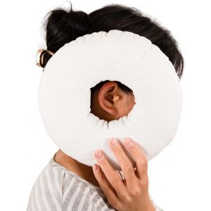 Trahoo-Oreiller Perforé, Pour Oreille Anti - Mal D'oreille, Oreiller De Donut, Oreiller D'oreille, Dormeur Sur Le Côté Pour Soulager La Douleur De L'oreille, Dormeur Sur Le Côté De L'oreiller - Neuf