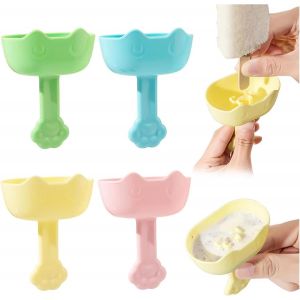 Checarzhn--No1-Lot De 4 Supports À Glace Réutilisables Pour Enfants - Sans Bpa - Sans Gouttes - Pour La Maternelle Et Les Tout-Petits - Neuf