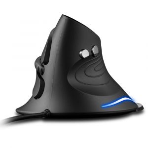 Souris sans fil, 2.4 GHz Ergonomique Verticale de la Souris, 6 Boutons, le Repos de Poignet Amovible, Réglable DPI Souris Optique USB, Souris sans Fil pour PC, ordinateur Portable - Neuf
