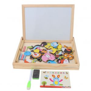 Puzzle En Bois Pour Enfants, Jouet D'apprentissage Precoce, Planche A Dessin, Jouets Intelligents - Neuf