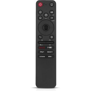 MEVRONISSHOP-T&eacute;l&eacute;commande universelle de rechange pour LG AKB76046603 - Compatible avec les t&eacute;l&eacute;viseurs LG AI Magic Remote Control OLED QNED UHD LED LCD (MR25GA) pour mod&egrave;les 2025 avec syst&egrave;me webOS - Neuf