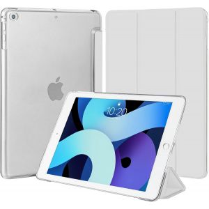 ELVORIX-Coque pour iPad 6&egrave;me/5&egrave;me g&eacute;n&eacute;ration 9,7 Pouces,Compatible avec iPad Air 1/Air 2, &Eacute;tui de Protection L&eacute;ger Coque Arri&egrave;re en PC Rigide Translucide Givr&eacute; pour iPad 9,7"", Gris Clair - Neuf