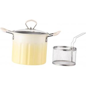 Friteuse Avec Panier À Friture Et Couvercle En Verre Pour Faire Bouillir Des Rondelles D'Oignon - Neuf