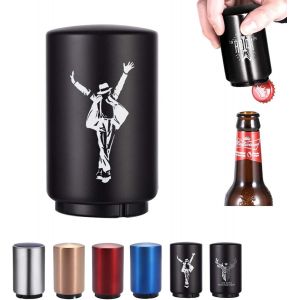 1 Pcs Ouvre-Bouteille Magnétique Automatique En Acier Inoxydable(Danseuse) - Décapsuleur À Poussoir Pour Bouteille De Vin, Bière, Soda - Accessoire De Cuisine - Neuf