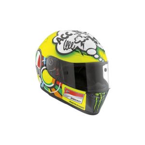 Valentino Rossi Casque R&eacute;plique miniature 1:5 Mini Casque &ndash;VR46 MotoGP_GP MISANO 2011, Unisexe - Neuf
