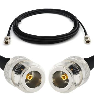 N Femelle vers N Femelle 3m RG58 Cable Coaxial-Câble d'extension exterieur à faible perte rallonge etanche-pour Routeur WIFI Radio Antenne LTE GSM Amplificateur 4G 5G 6G LTE Hotspot - Neuf