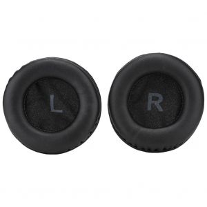 Coussinets d'oreille universels en coton avec marquage LR noir pour casque 95 mm - Neuf
