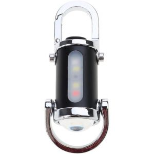 Sjzg-Lampe De Poche Rechargeable 1200 Lumens - Mini Lampe Torche &Eacute;tanche, Compacte Et Multifonction, Porte-Cl&eacute;s Pour Cyclisme, Randonn&eacute;e, Lecture Et Travail, Batterie Externe Incluse (Grey) - Neuf