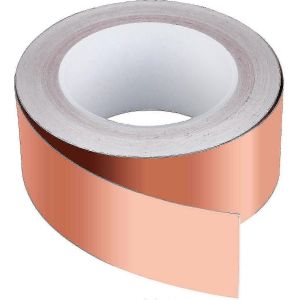 Ruban De Cuivre 20m X 50mm,Ruban De Protection De Ruban De Feuille De Cuivre Auto-Adhésif - Neuf