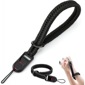 Dragonne pour Appareil Photo Avec Boucle Rapide,Sangle de Poignet Réglable pour Appareil Photo,Caméra Grip Lanière de Poignet Pour,Sangle de Poignet pour Dslr,Longueur Réglable - Neuf
