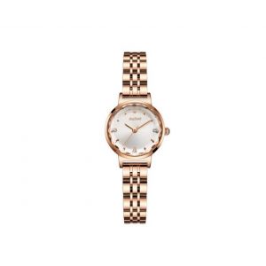 Montre &Agrave; Quartz Pour Femme R012, Bracelet En Acier, &Eacute;tanche Jusqu'&agrave; 30 M, Cadran De 25 Mm, Bo&icirc;tier Rond En Alliage, Bracelet En Acier Inoxydable - Neuf