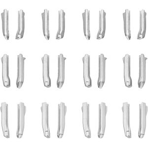 Sjzg-Kits De R&eacute;paration De Fermeture &Eacute;clair &Agrave; Double Ouverture, Broches D'insertion #3#5#8 Pour Fermetures &Eacute;clair S&eacute;parables &Agrave; Double Sens (Blanc Dor&eacute;, 12 Pi&egrave;ces) - Neuf