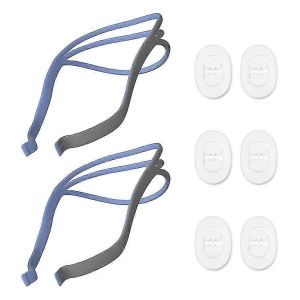Paquet De 2 Harnais Pour Resmed Airfit P10 Nasal Pillow Cpap Mask Straps - Neuf