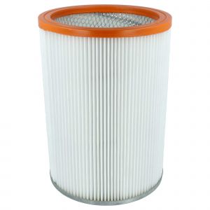 vhbw filtre pliss&eacute; compatible avec Nilfisk-Alto EC 850, 41164, EC 850-E aspirateur - orange / blanc - Neuf