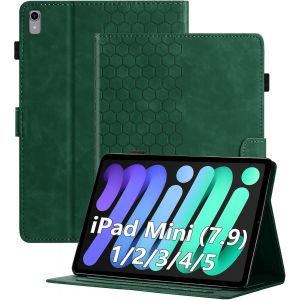 Coque pour iPad Mini 5 4 3 2 1, &Eacute;tui pour iPad Mini 7,9 Pouces, avec Fine Folio Protecteur Tablette Housse de Protection en Cuir PU avec Support, Vert - Neuf