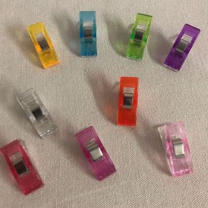 20 pièces de Couture Clips (Couleurs Assorties), le Tissu de Couture Clips, Multi-Fonctionnel de Couture Clips, BRICOLAGE, Couture Clips pour la Couture et de la Fixation des Tissus - Neuf