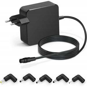 65W Chargeur Universel Pour Ordinateur Portable Alimentation Compatible Avec Asus Vivobook Zenbook Notebook A52F A53E A53S A54C A55A A56C A56Ca Portable Pc Adaptateur Avec 5 Connecteurs Diff[Z4021] - Neuf