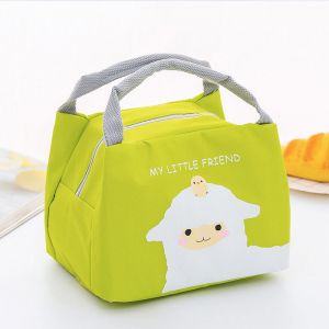((Mouton))Sac repas isotherme pour enfants et filles, sac à lunch isotherme, mini panier, femme polyvalente, pour transporter de la nourriture - Neuf