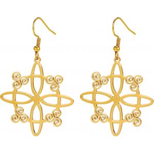 Kal-Collier De N?ud De Sorcière Pour Femmes N?ud Celtique Irlandais Pentagramme Trinité Lune Ankh Croix Triquetra N?ud Trinité Collier Viking Amulette Païen Wiccan Bijoux Cadeau - Neuf