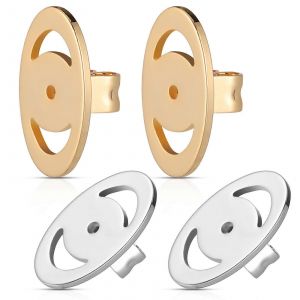 2 Paires De Boucles D'oreille Arri¿¿Re De Boucles D'oreille Arri¿¿Re Du Soute Arri¿¿Re - Neuf