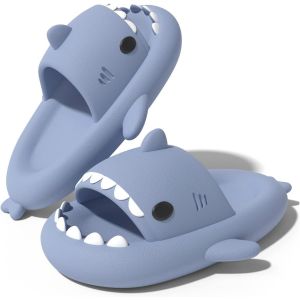 Ihkhu-Claquettes Requin Enfants Chaussons De Maison Pantoufles De Bain Fille Garçon Chaussures Pour Piscine Et Plage Et Douche Shower Tongues Plates Antidérapant Sandales Été - Neuf