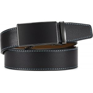 Tzf-Ceinture Homme,Avec Boucle À Cliquet Automatique, Ceinture De 35mm De Large, Taille Ajustable - Neuf
