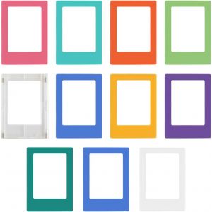 Cadre Photo De 11 Parties Réfrigérateur,Mini-Cadre Photo Magnétique,Cadre Photo En Plastique Coloré,Décorations De Réfrigérateur. - Neuf