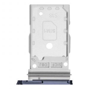 Tiroir SIM Original pour Galaxy S25 / S25 Plus Double Nano SIM Samsung Noir - Neuf