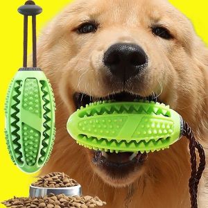 Brosse À Dents Durable Pour Chien ¿ Jouet À Mâcher Et Distributeur De Friandises Pour Une Santé Dentaire Optimale Et Un Jeu Interactif Pour Toutes Les Races - Neuf