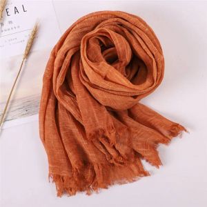 Ch&acirc;le Pashmina En Coton Pour Femme,Foulard Chaud Et Chaud,Design Solide Imprim&eacute;,&Eacute;toles De Plage,Nouvelle Collection Automne 2024--13 - Neuf