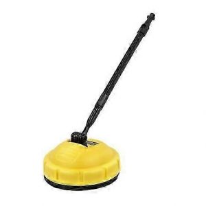 Accessoire de nettoyeur de terrasse, accessoires de nettoyeur haute pression avec long manche, brosse de nettoyage pour &eacute;liminer la salet&eacute;, t&ecirc;te de nettoyage de terrasse pour Karcher - Neuf