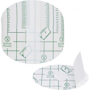 Kalanka-Cache Oreille Piscine Enfant, 100 Pièces Autocollants Oreilles Étanches De Bébé, Protège-Oreilles Bain Sûr Pour Natation Douche Surf, Transparents Ultra Fins Étanche Efficace Protection, 6.8× - Neuf