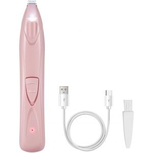 Tondeuse A Cheveux Pour Animaux De Compagnie,Usb Led Mini Électrique Tondeuses De Toilettage Pour Chien Pour Animaux De Compagnie Patte Yeux Oreilles Visage Croupe - Neuf