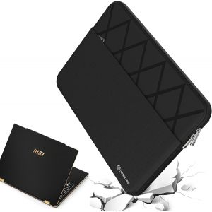 Housse Pour Ordinateur Portable 13,4 Pouces Pour Msi Summit E13 Flip Evo A11Mt/A12Mt/A13Mt, Summit E13 Ai Evo A1M, 13 Pouces Msi Étui De Protection Avec Poche Pour Accessoires (E43[ZHB0597] - Neuf