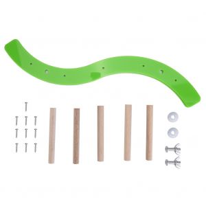 Hjlian Echelle En Acrylique Et Bois En Forme De Vague Pour Animaux De Compagnie, Jeu D'escalade Pour Perroquet, Hamster, Cage - Neuf