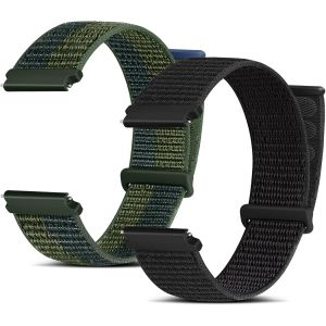 Eryi-Bracelets De Montre En Nylon, 16 Mm, 18 Mm, 20 Mm, 22 Mm, Fermeture Rapide Pour Homme Et Femme, Bracelet De Sport Tissé Respirant Réglable - Neuf