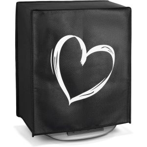 Eryi-Housse Compatible Avec Thermomix Tm5 / Tm6 - Housse De Protection Intégrale Pour Robot De Cuisine - Blanc-Noir - Neuf