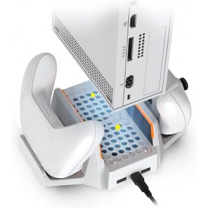 Support De Ventilateur De Refroidissement Vertical Pour Series S,Station D'Accueil De À Double Contrôleur Avec 2 Batteries Rechargeables De 800 Mah - Neuf