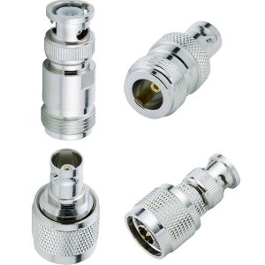 Lot De 4 Adaptateurs Coaxiaux Bnc Vers N M&acirc;le - Kit Adaptateur Bnc Vers N Type N M&acirc;le Pour Antenne Wifi Fpv Drone Sdr - Bnc Femelle Vers N Femelle - Connecteur Bnc M&acirc;le Vers N M&acirc;le-Marque G&eacute;n&eacute;rale - Neuf