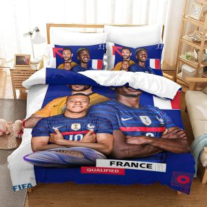 Qatar Housse De Couette De La Coupe Du Monde France | Housse De Couette Souvenir De C&iquest;&iquest;L&iquest;&iquest;Bration | &iquest;&iquest;Quipes De Pays Pour La Coupe Du Monde King&pound;&iquest;Xcm&pound;&copy; - Neuf