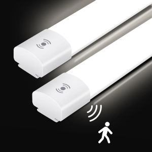 Subzonal-2pcs Neon Led Tube Avec D&eacute;tecteur De Mouvement 90cm, Ip65 Imperm&eacute;able Reglette, 30w 3300lm Plafonnier Led Tube Pour Atelier, Cave, Garage, Bureau, Cuisine - Neuf