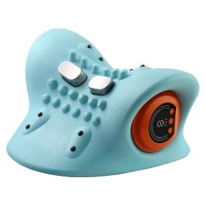 Masseur de cou electrique 4D chauffant, angle ergonomique pour soulager les douleurs des tissus profonds - Neuf