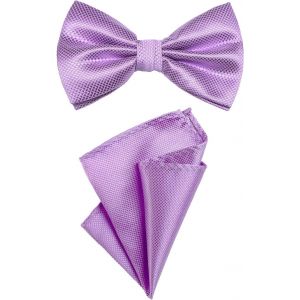 Men's Bow Tie And Handkerchief In Assorted Color And Adjustable Size,One Size.[K187] - Neuf