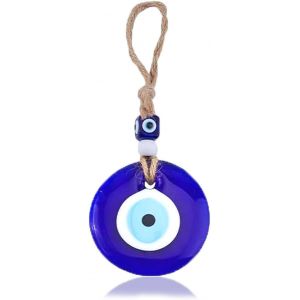 Ershi-7 Cm Oeil Grec, Contre Le Mauvais ?il Nazar Boncuk Porte Bonheur, Turc Oeil Amulette, Yeux Bleus Pendentif En Verre Chanceux[5466] - Neuf